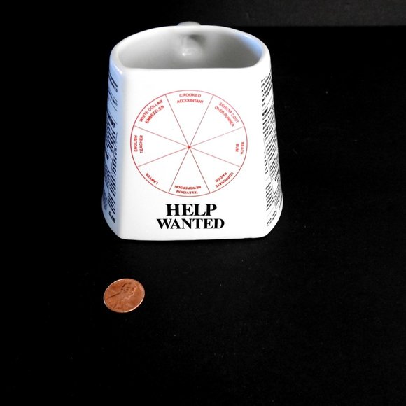 Funny Help Wanted Ceramic Mug For Accountants - Picture 9 of 10